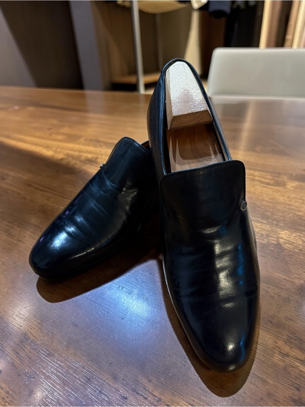 ARTIOLI Milano Black Leather Wholecut Loafer Slip-On | Handmade in Italy Luxury